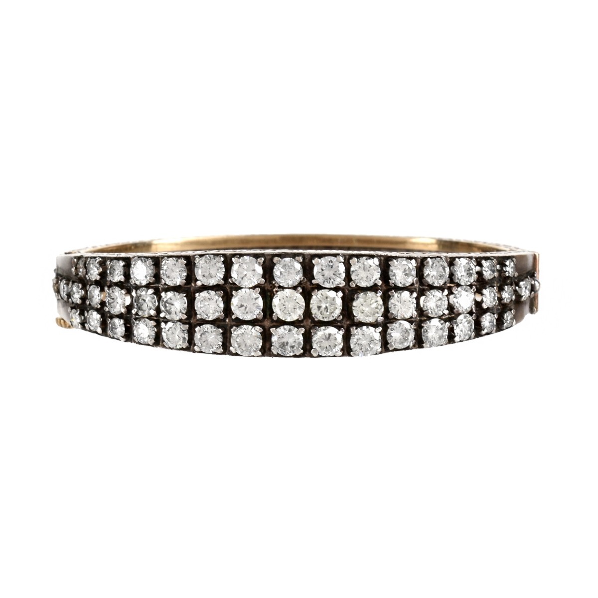 Diamond and 18K Bangle