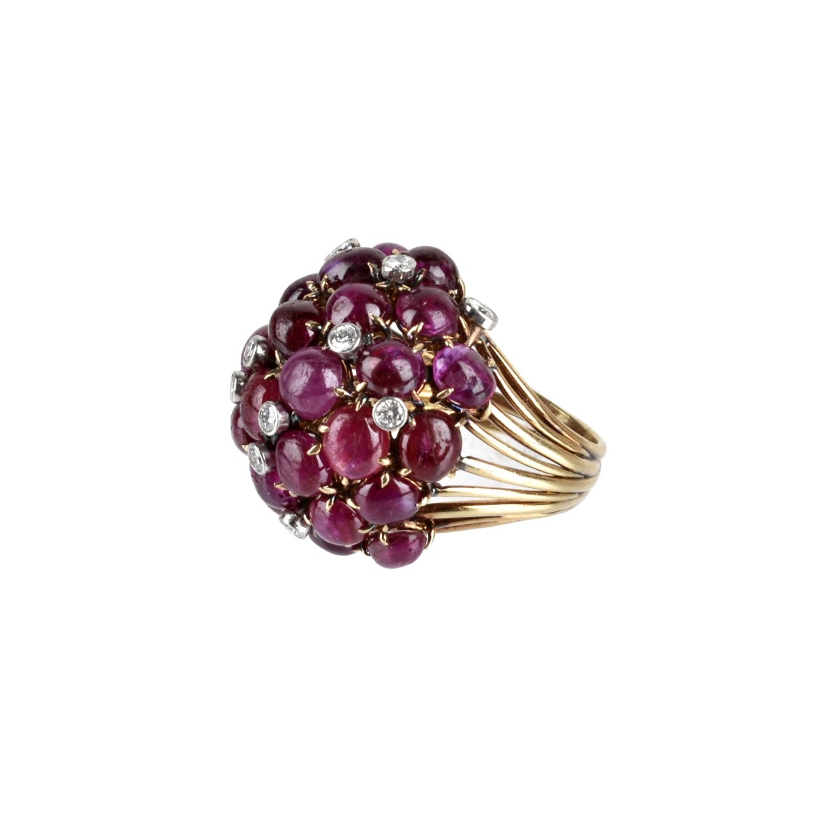 Ruby, Diamond and 18K Ring