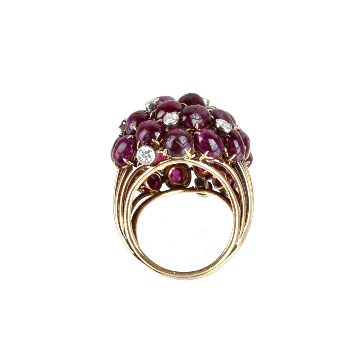 Ruby, Diamond and 18K Ring