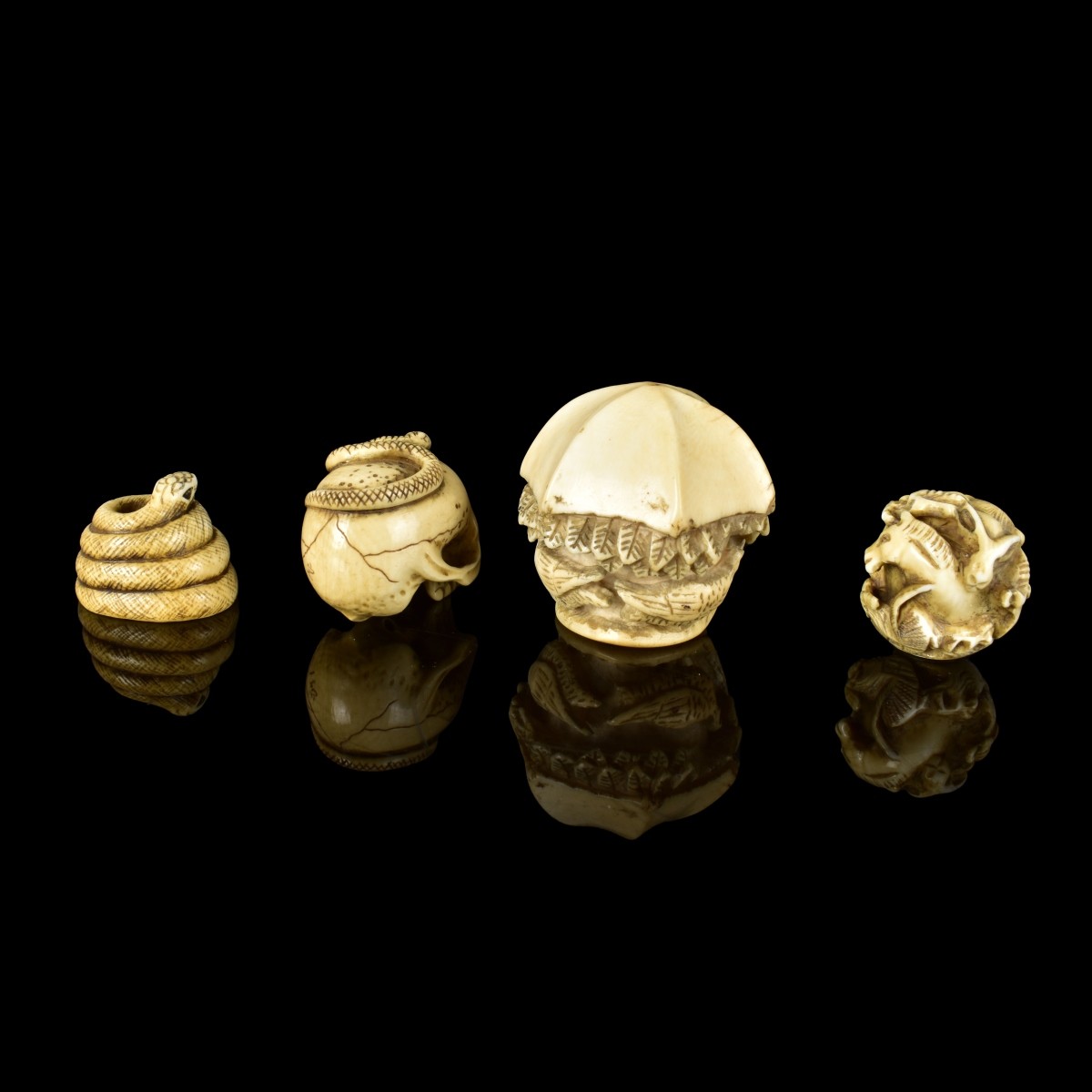 Japanese Assorted Netsuke Figurines