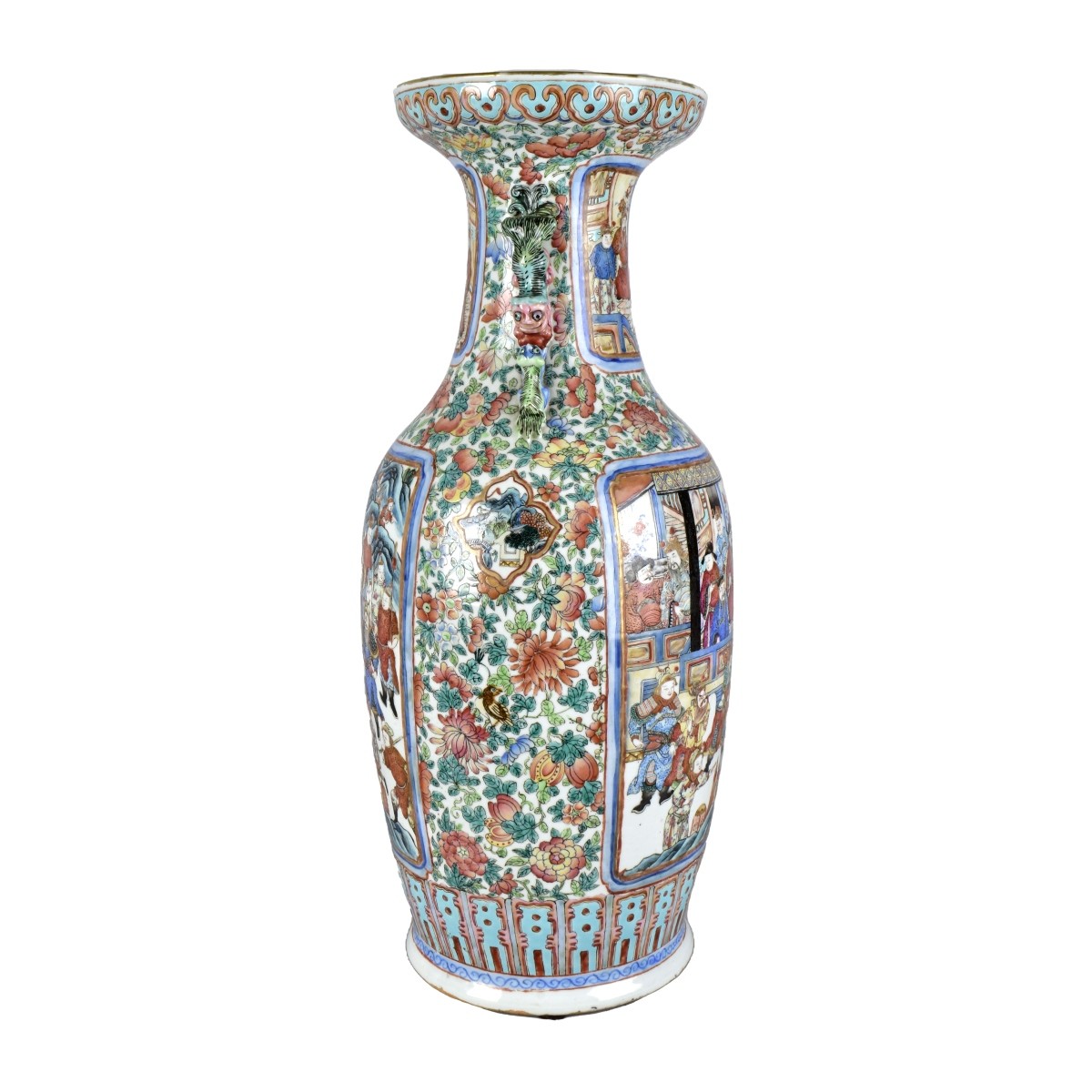 Chinese Famille Verte Porcelain Vase