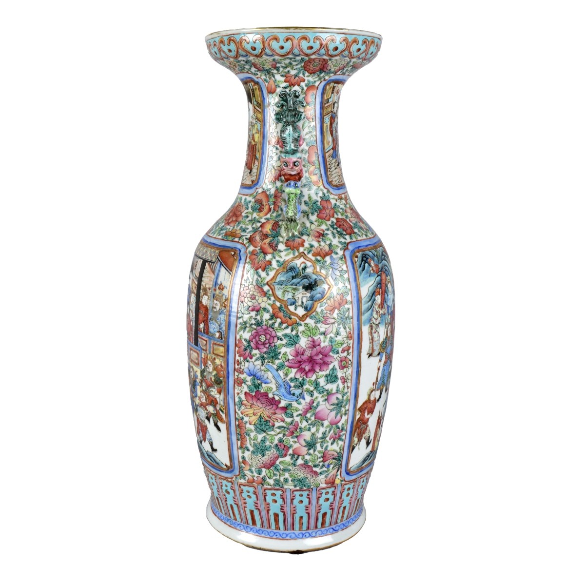 Chinese Famille Verte Porcelain Vase