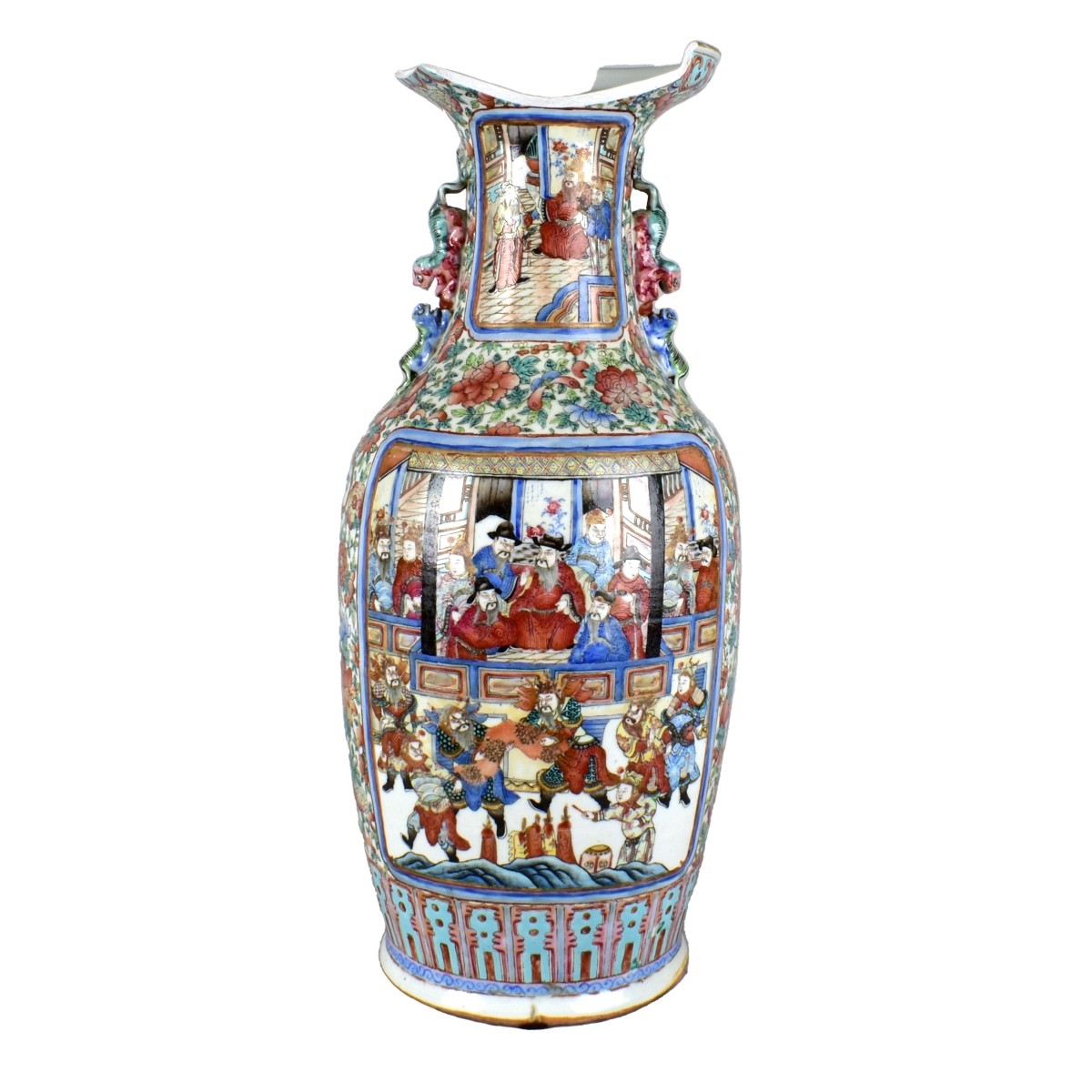 Chinese Famille Verte Porcelain Vase