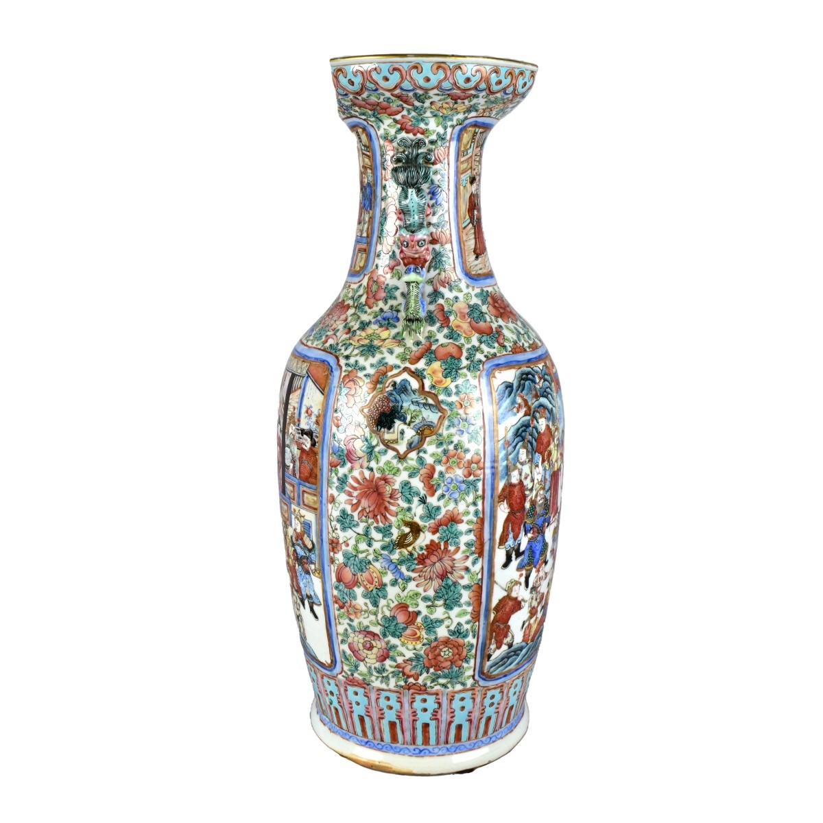 Chinese Famille Verte Porcelain Vase