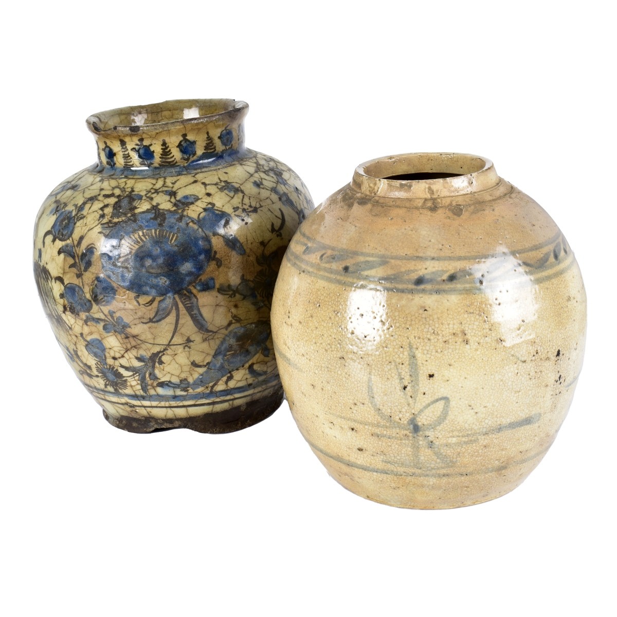 Two Antique Porcelain Jars