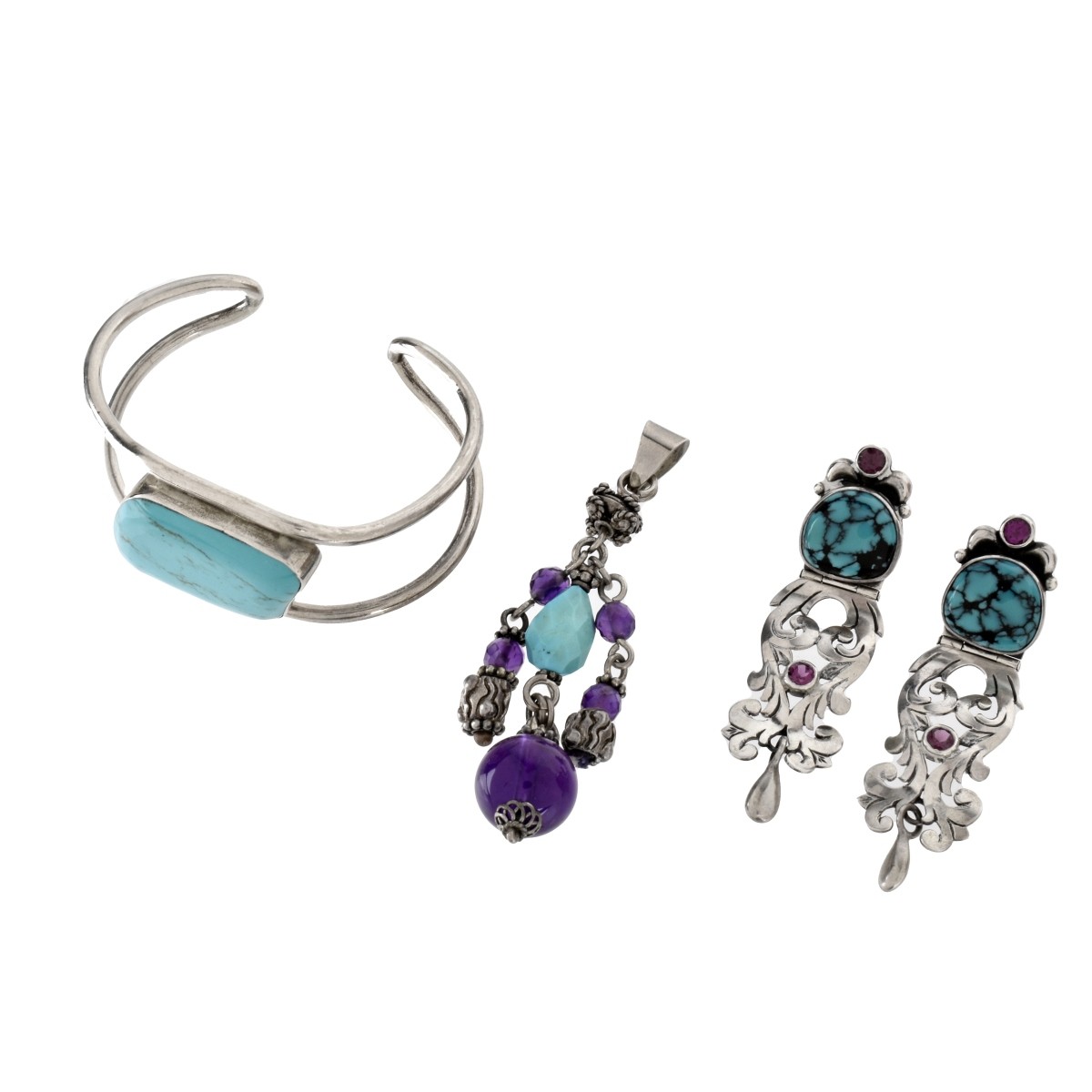 Silver and Turquoise Jewelry