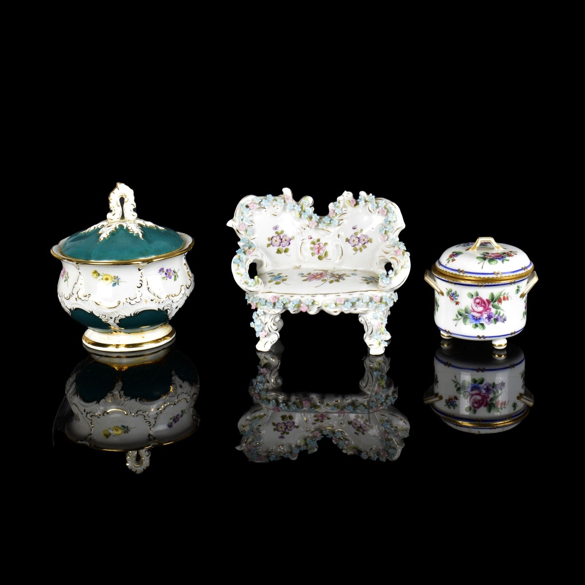 Continental Porcelain Lot