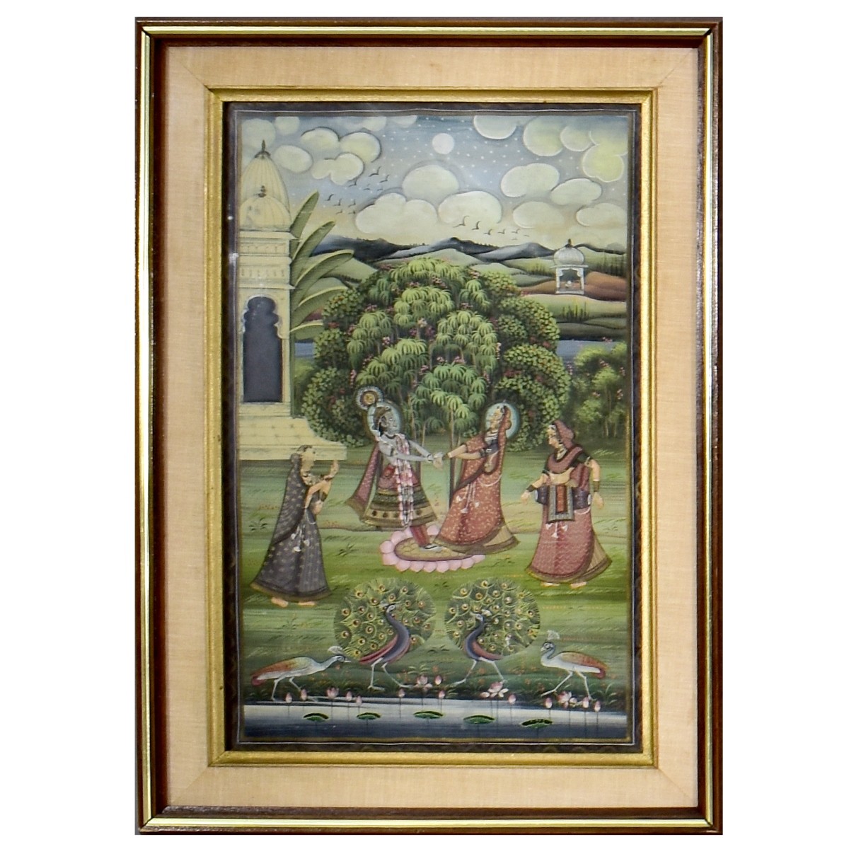 Three Framed Indian Buddhist Paintings