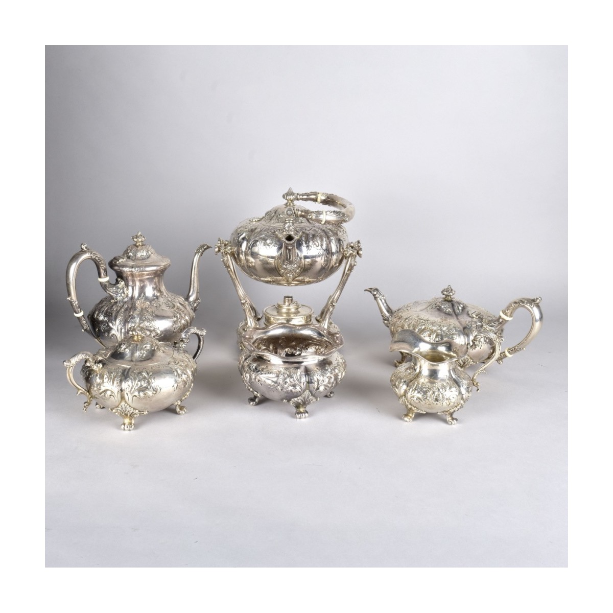 Theodore B. Stark Sterling Tea Set