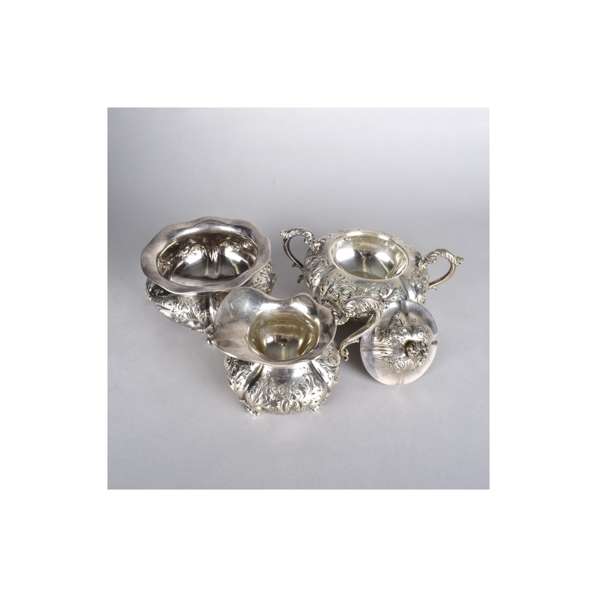 Theodore B. Stark Sterling Tea Set