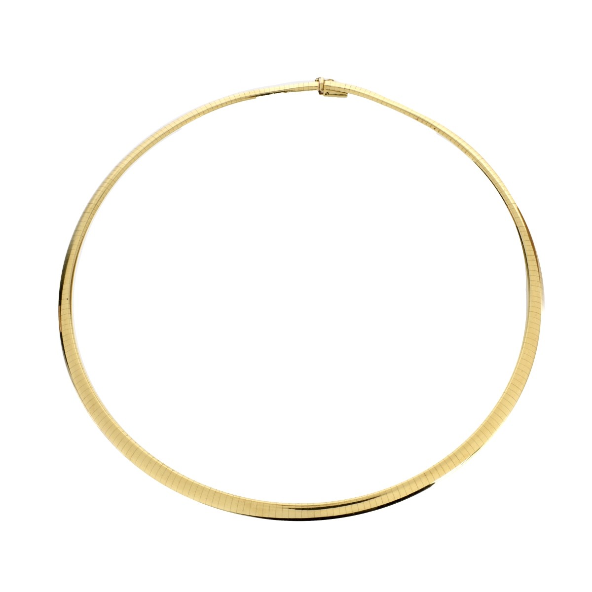 14K Omega Necklace