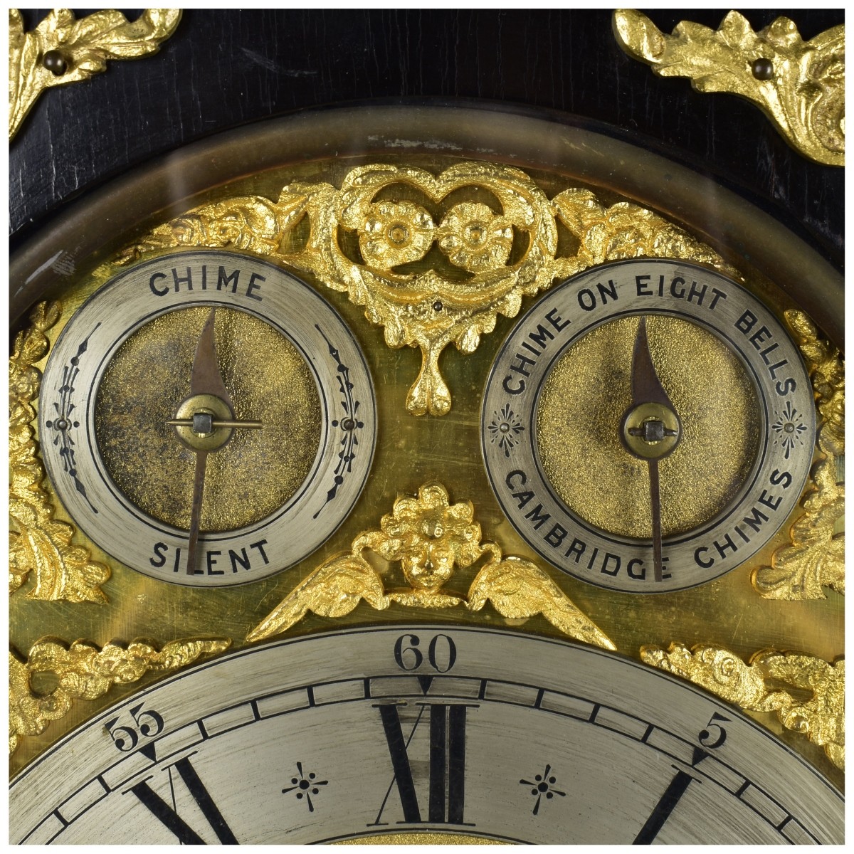 Large 20th C. English George III Style Clock