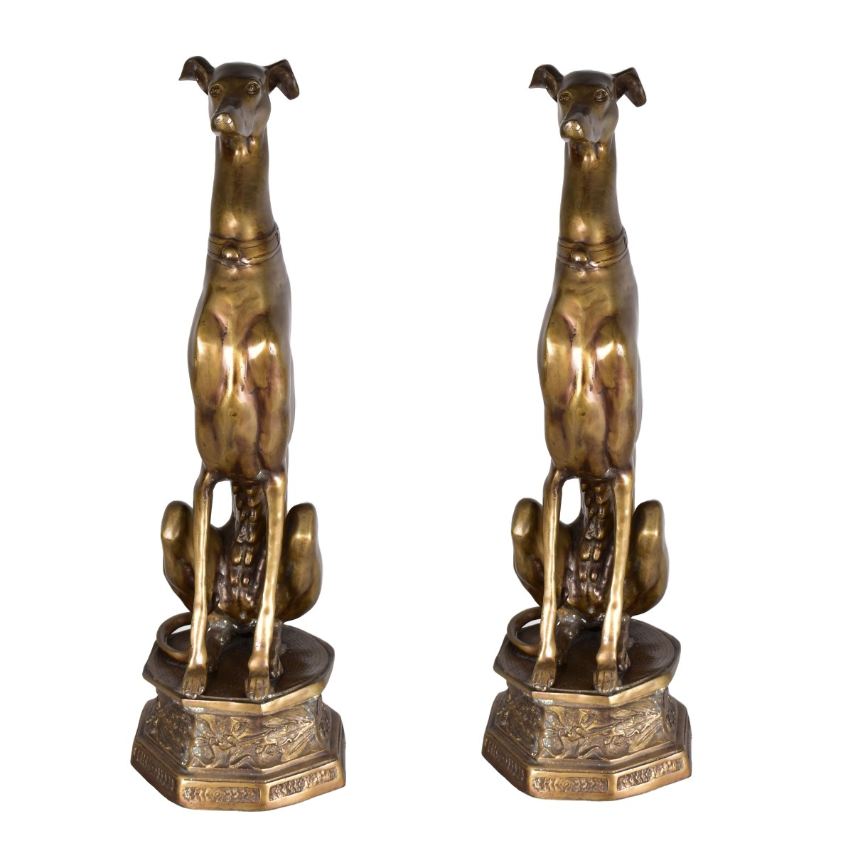 Pair of Life Size Bronze Sculptures