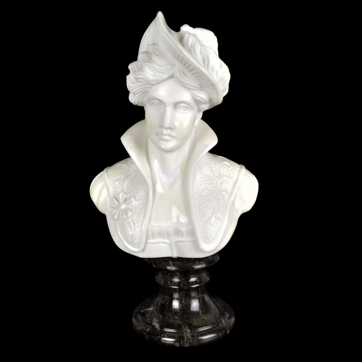 Vintage Carved Marble Bust