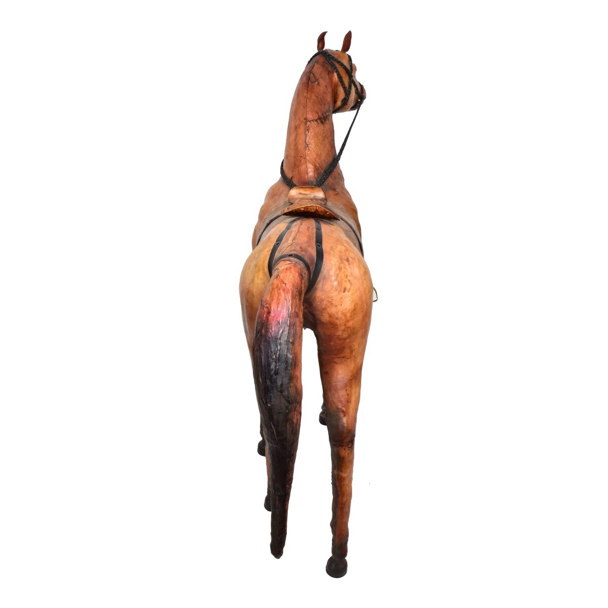 Abercrombie & Fitch Leather Horse Sculpture