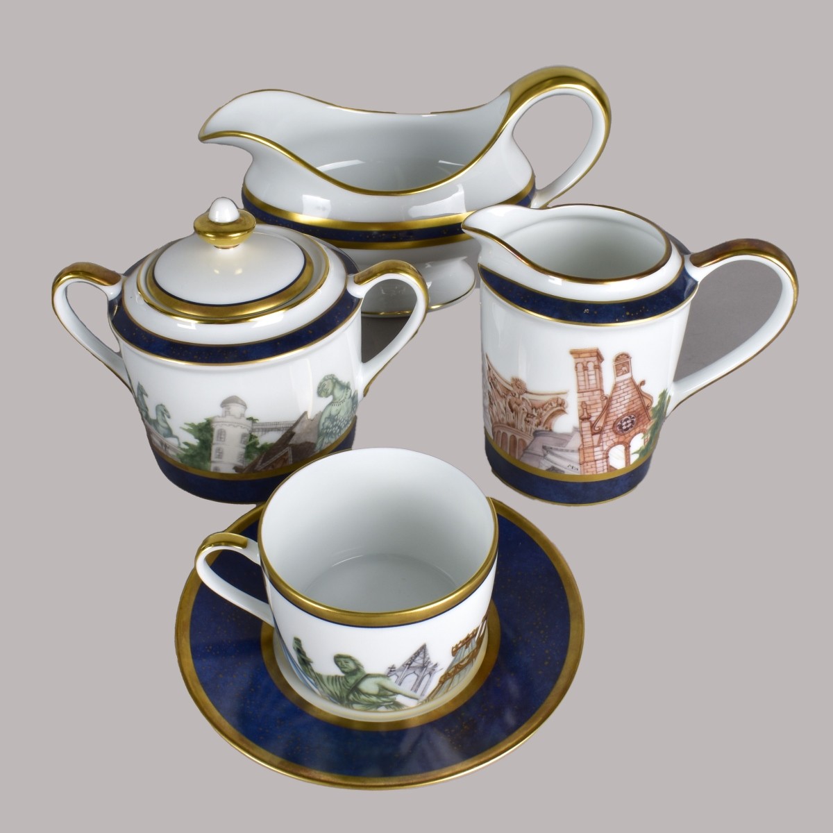 Bernardaud Limoges "Metropoles" Dinner Service