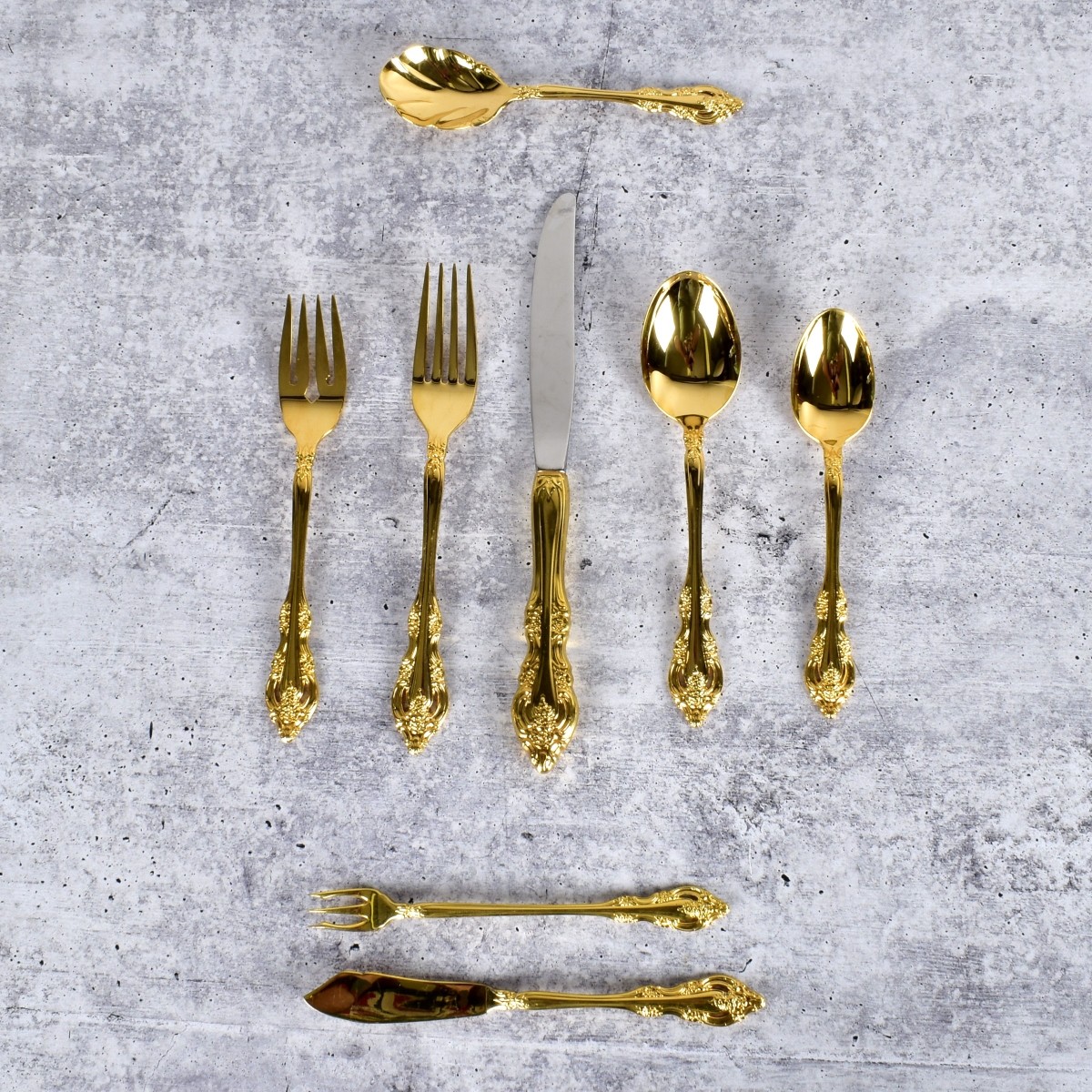 Community "Silver Artistry" Gold Plate Flatware