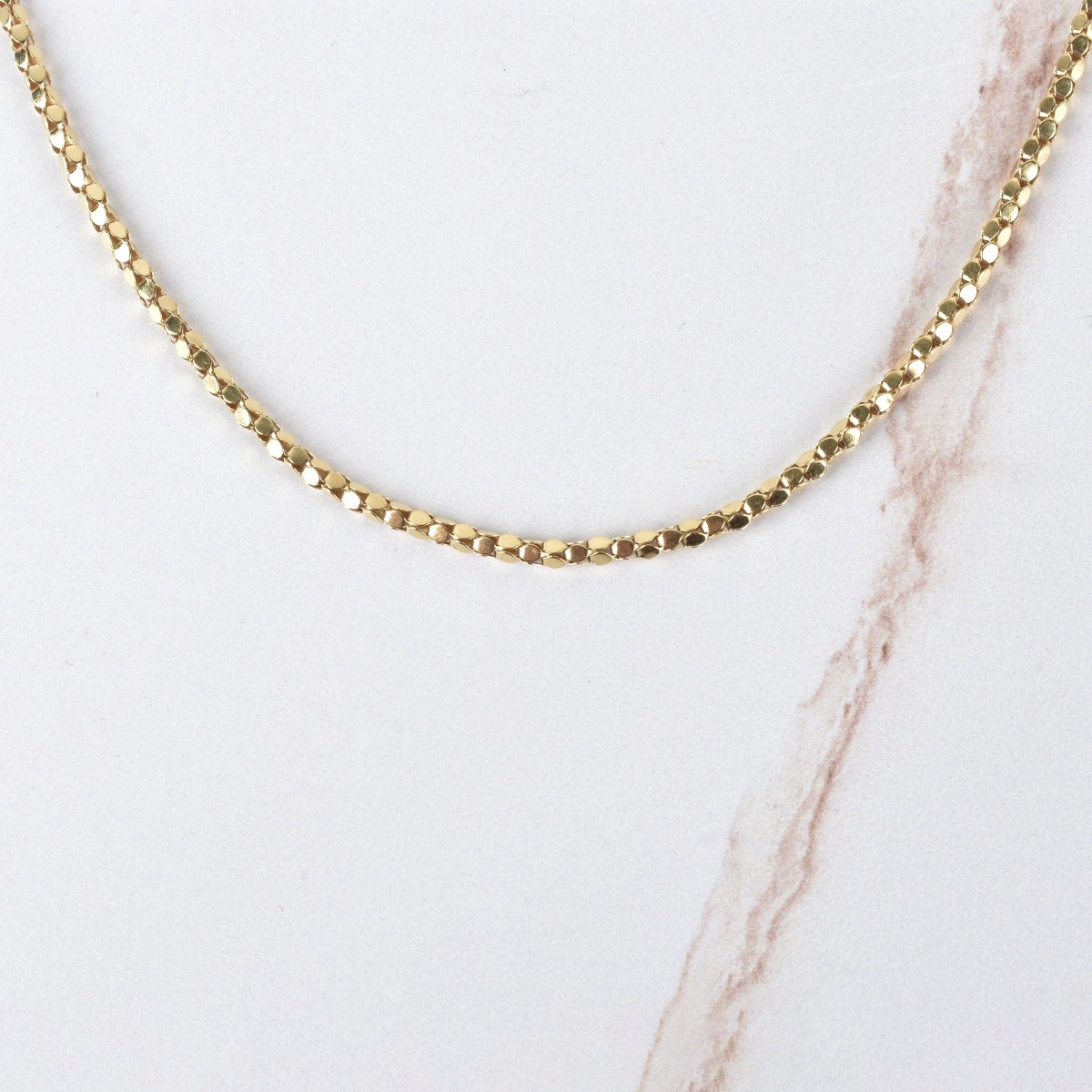 18K Chain Necklace