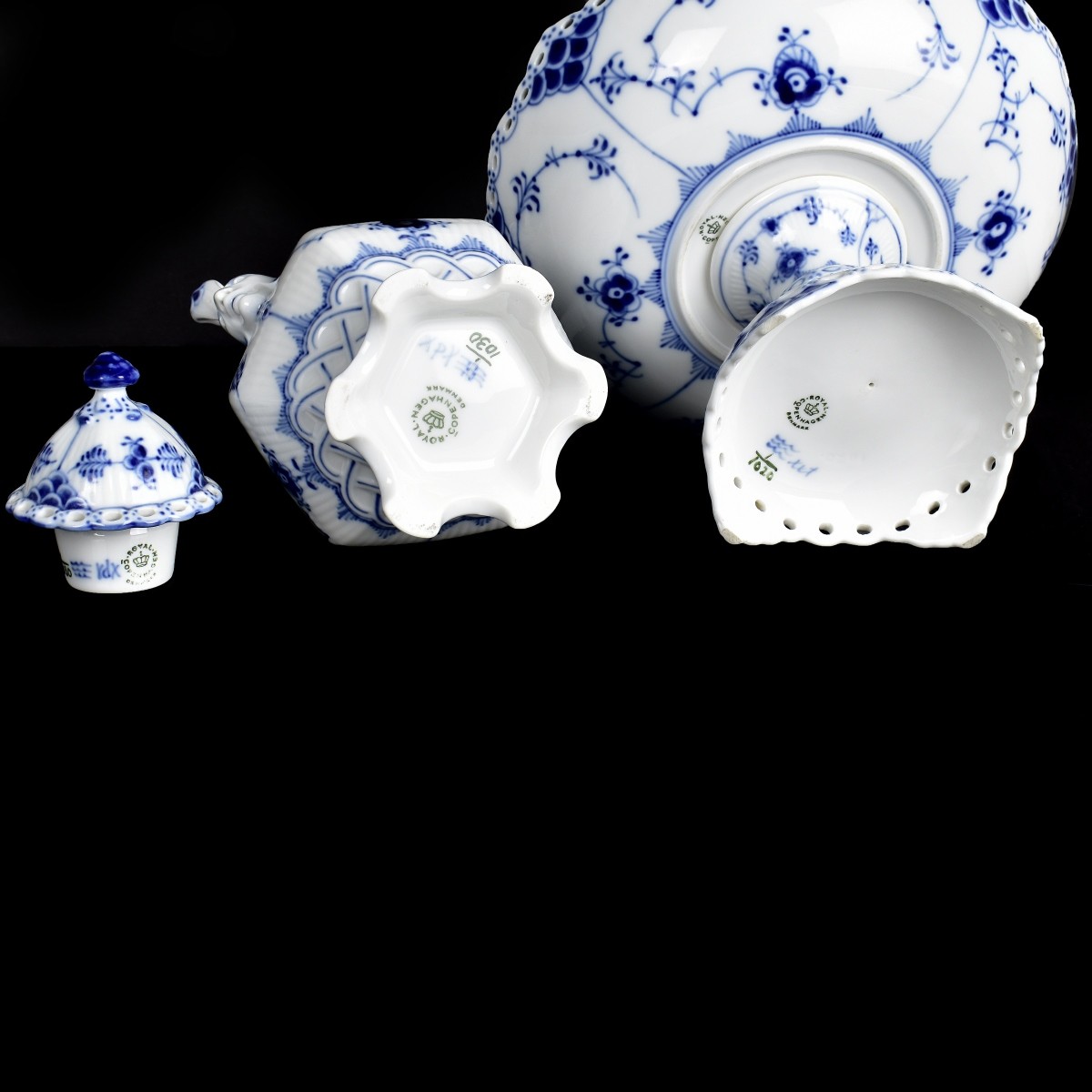 Two Royal Copenhagen Porcelain Tableware