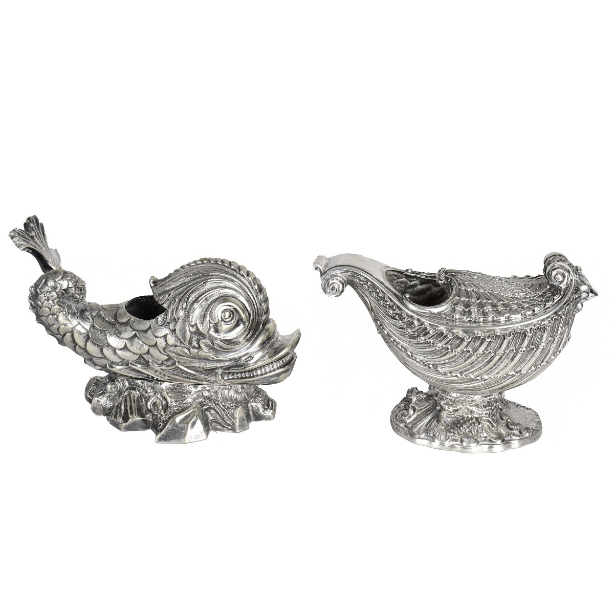 Two 19th C. Victorian Spoon Warmers