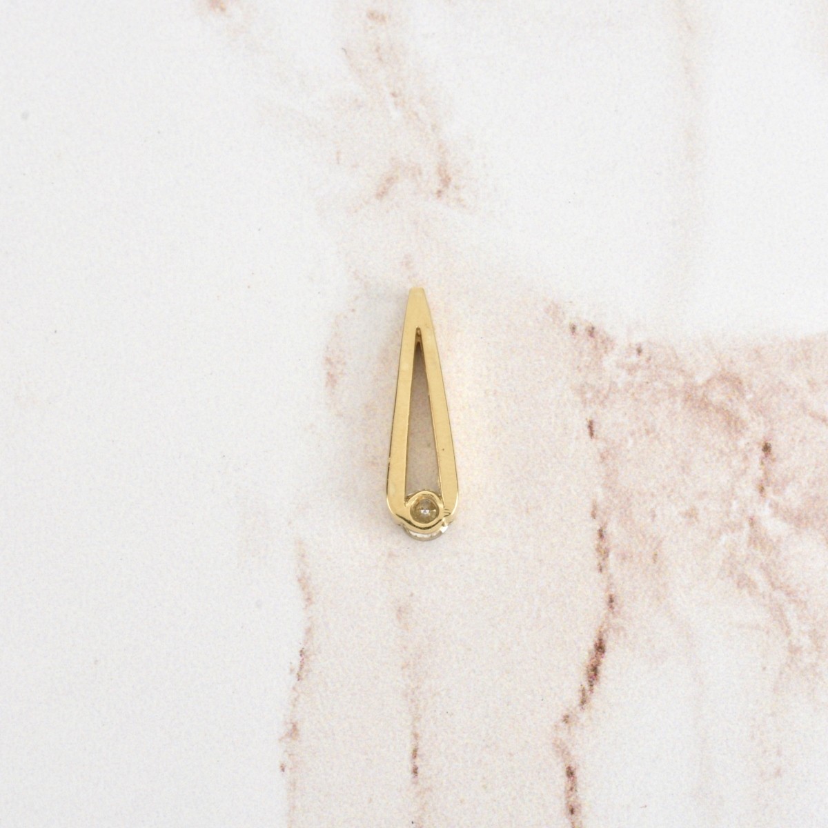 Diamond and 14K Pendant