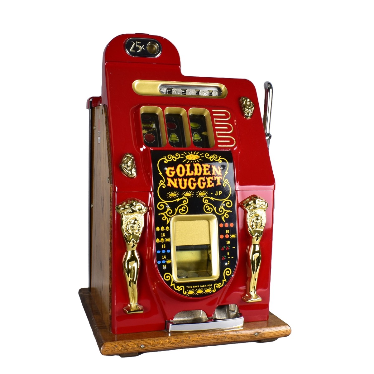 Mills 25 Cent Golden Nugget Slot Machine