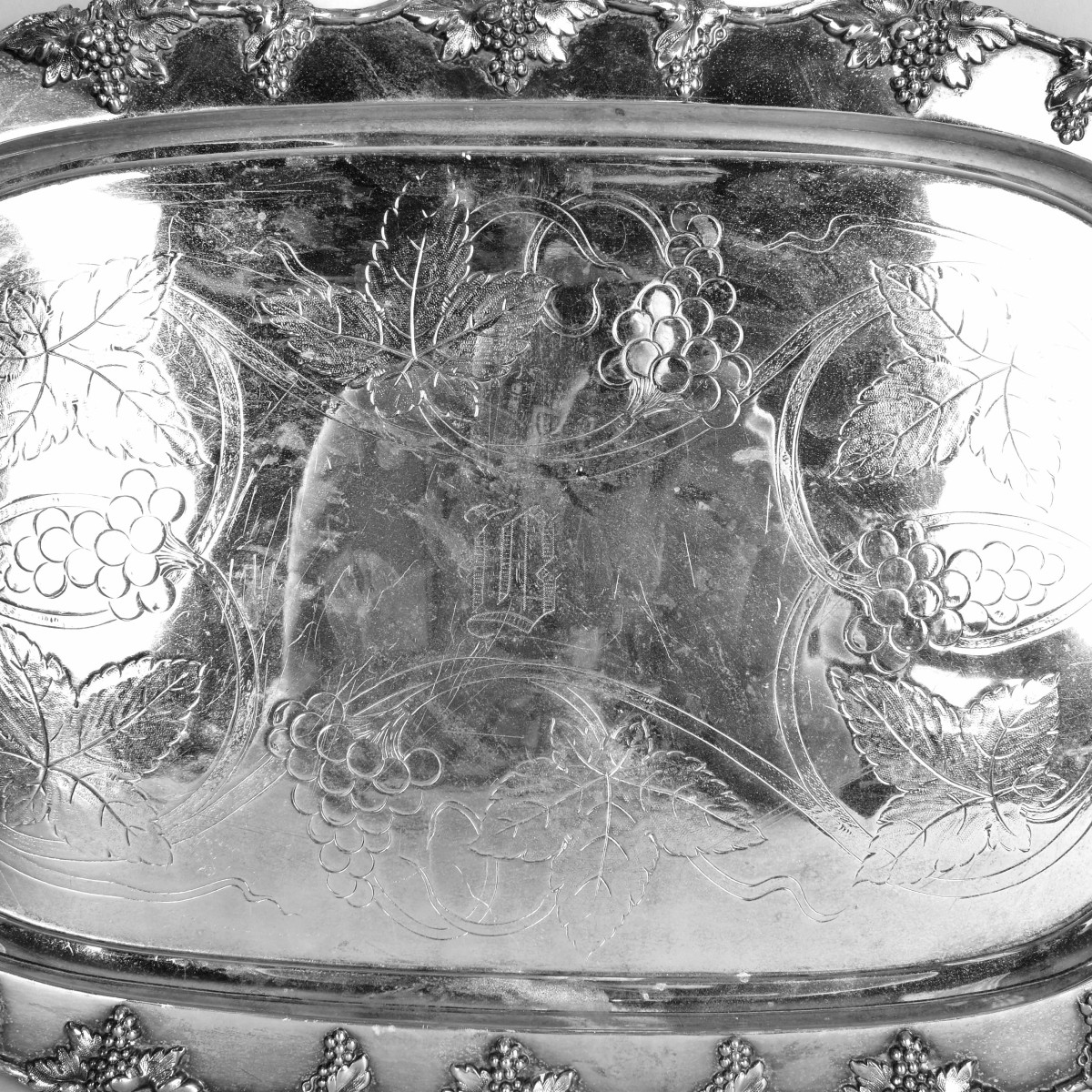 Large Silver Plate Tray