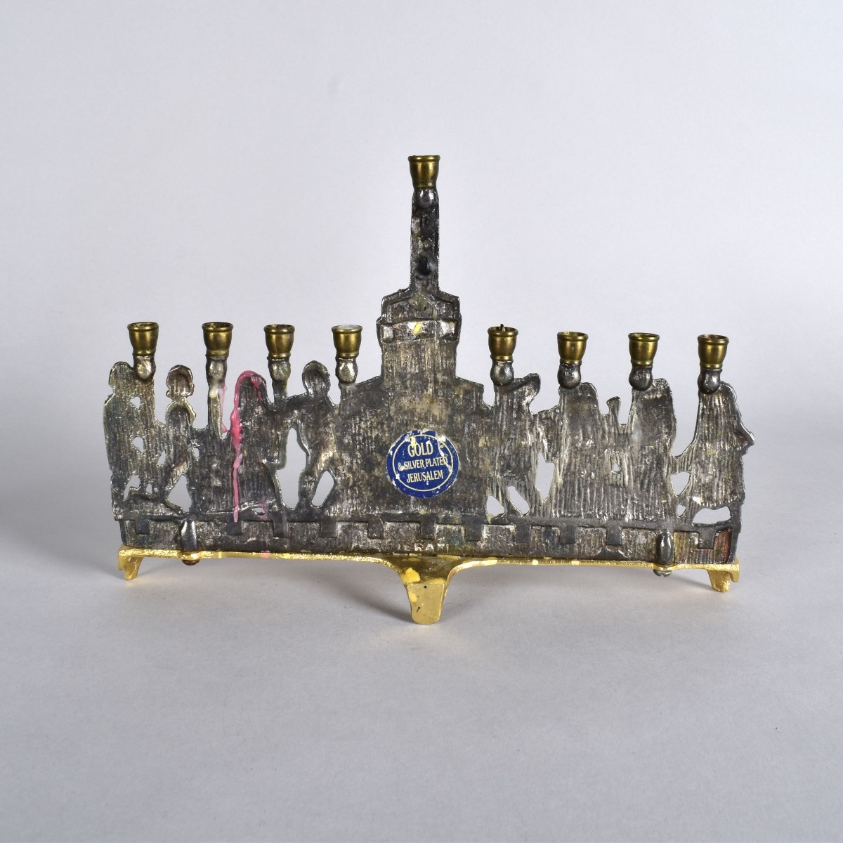 Menorah and Shabbat Candlesticks