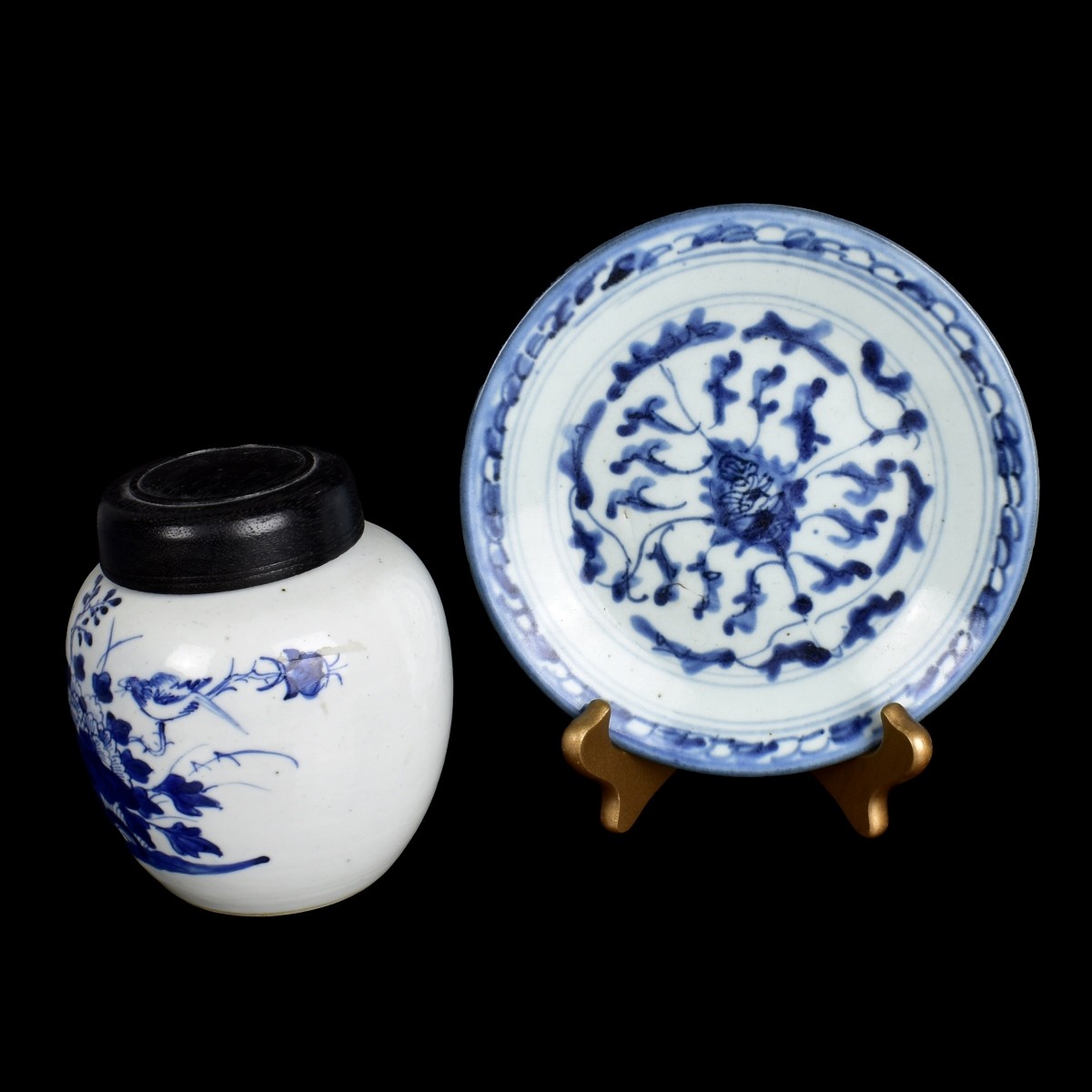 Two Antique Chinese Porcelain Tableware