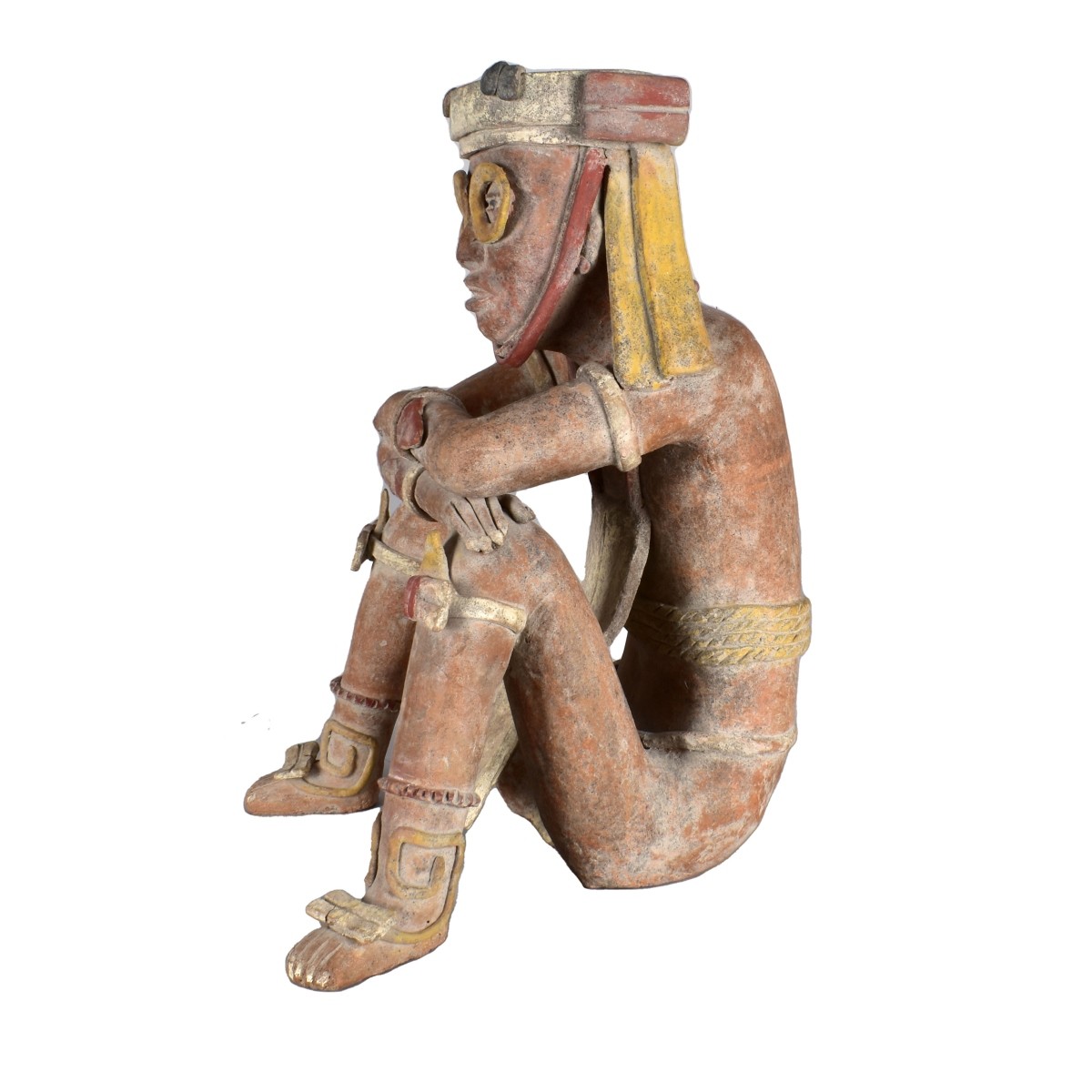 Large Mayan Terracotta Figurine