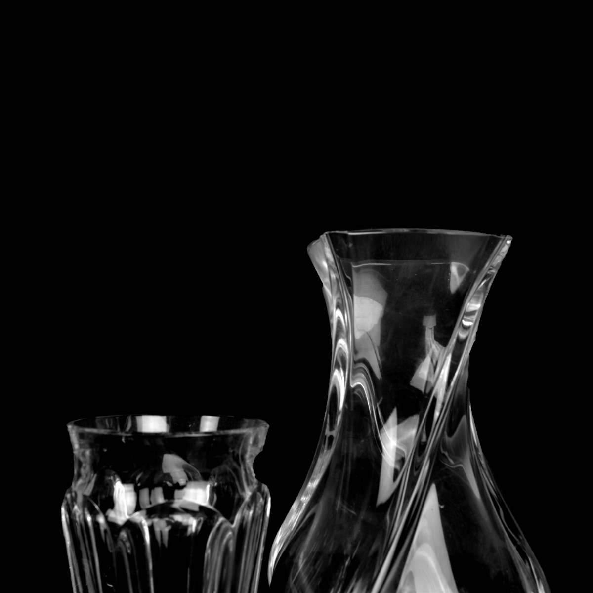 Three Baccarat Crystal Tableware