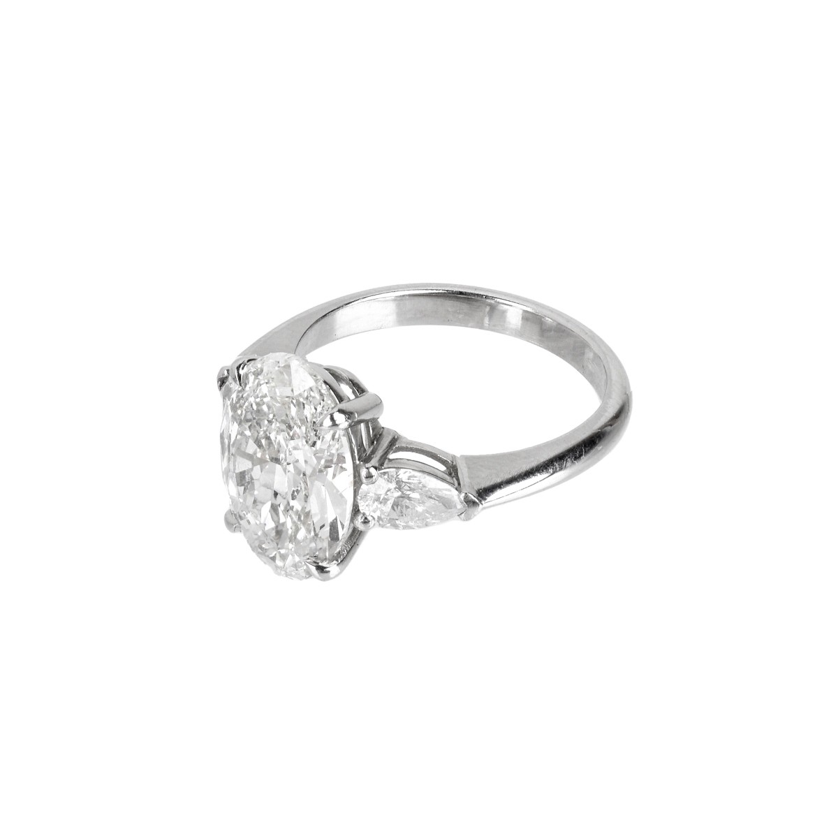 EGL Diamond and Platinum Ring