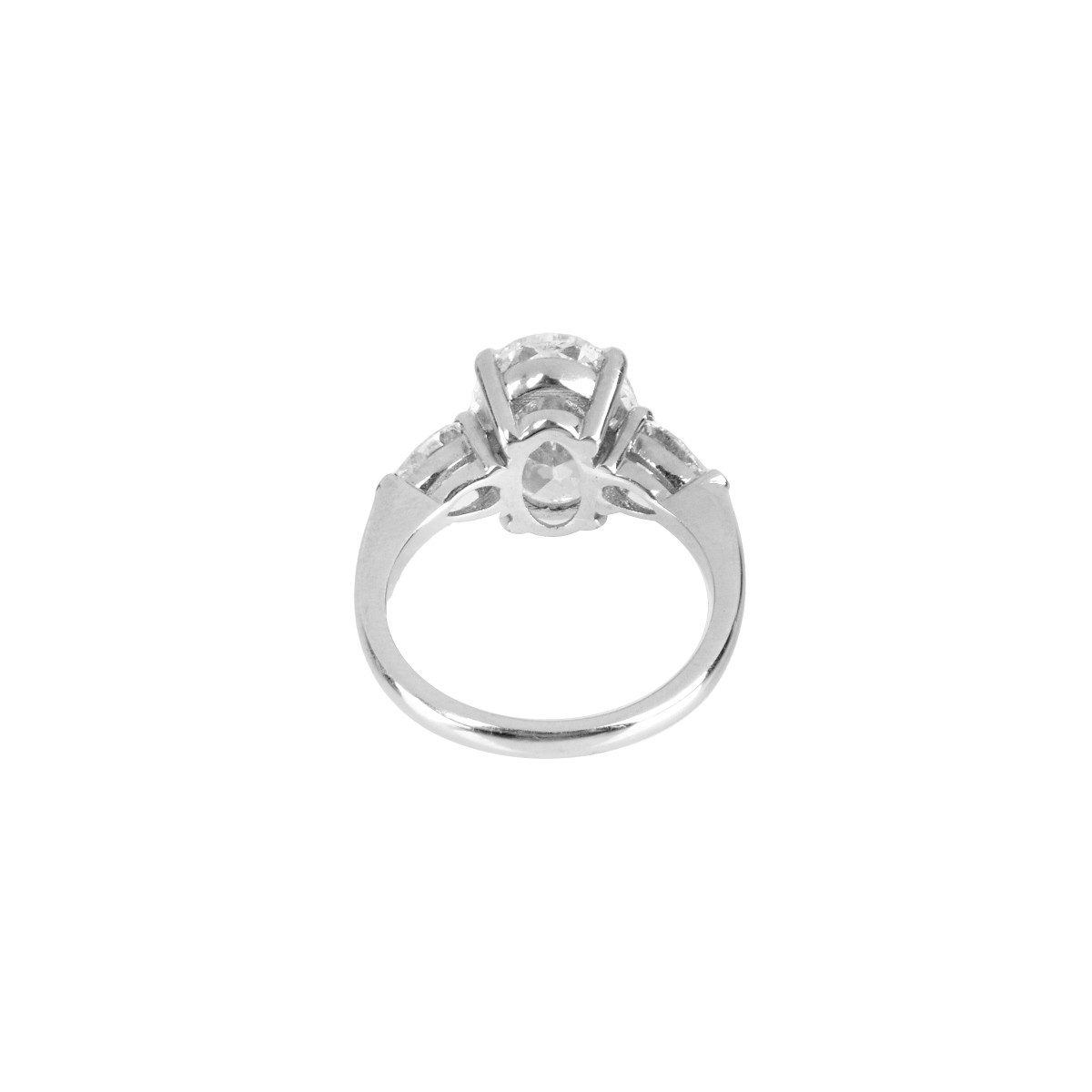 EGL Diamond and Platinum Ring