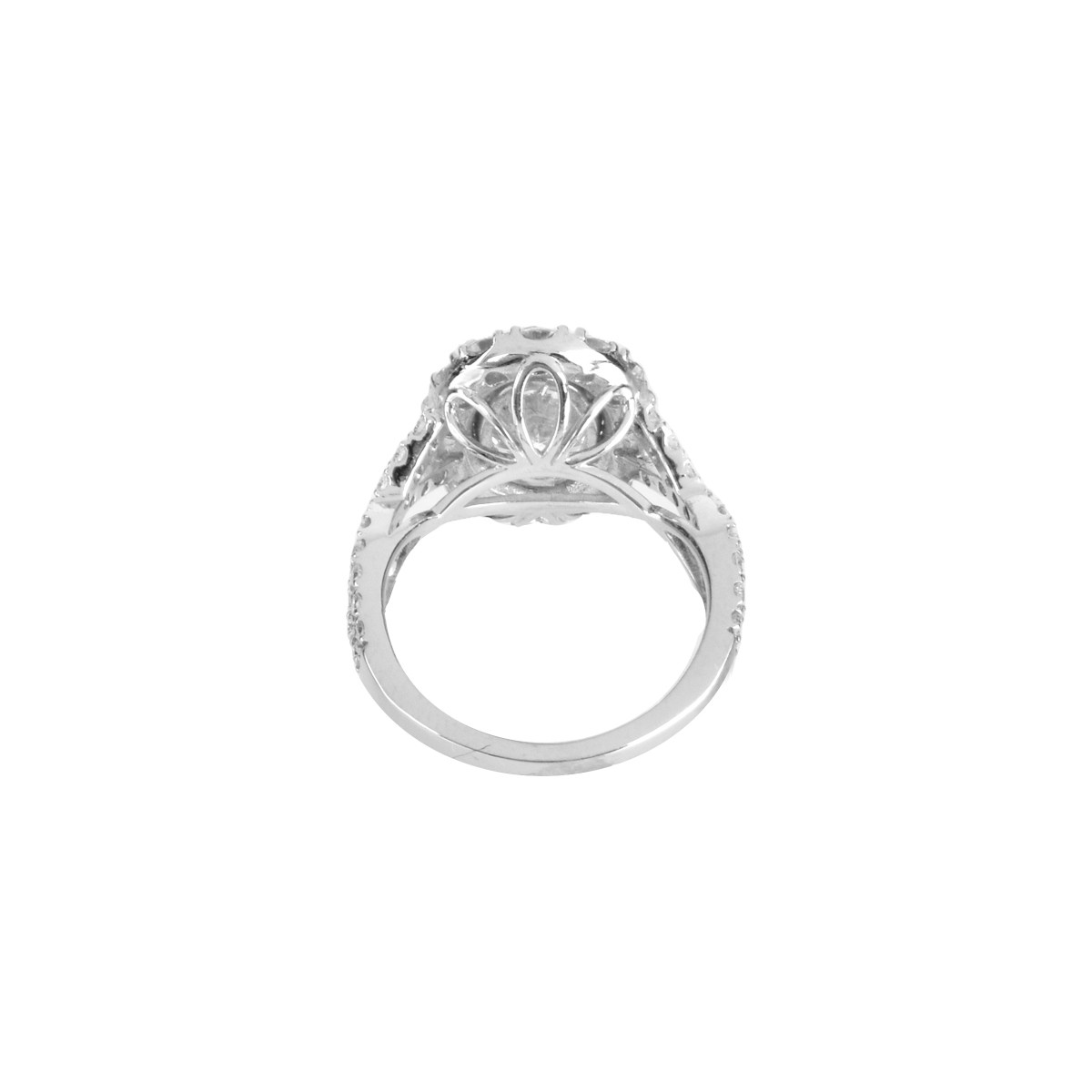 GIA Diamond and 18K Ring