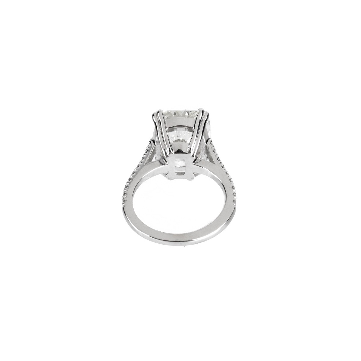 GIA Diamond and 18K Ring