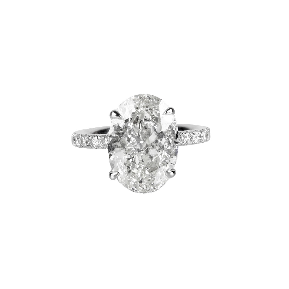 GIA Diamond and 18K Ring