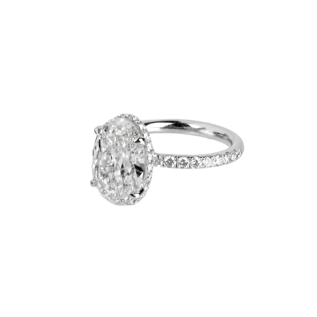 GIA Diamond and 18K Ring