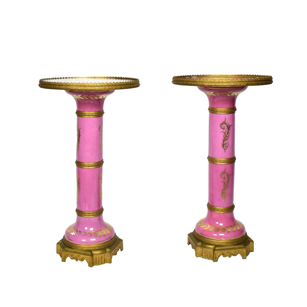 Pair of Antique Sevres Side Tables