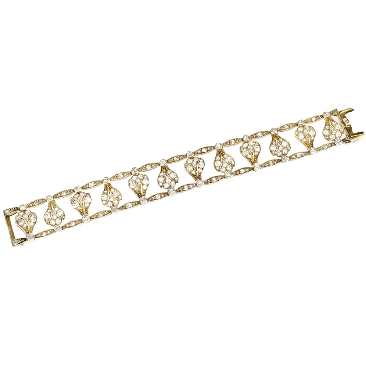 Antique Diamond and 14K Bracelet