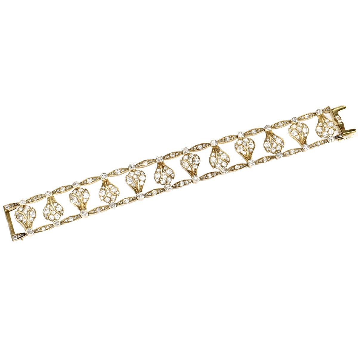 Antique Diamond and 14K Bracelet