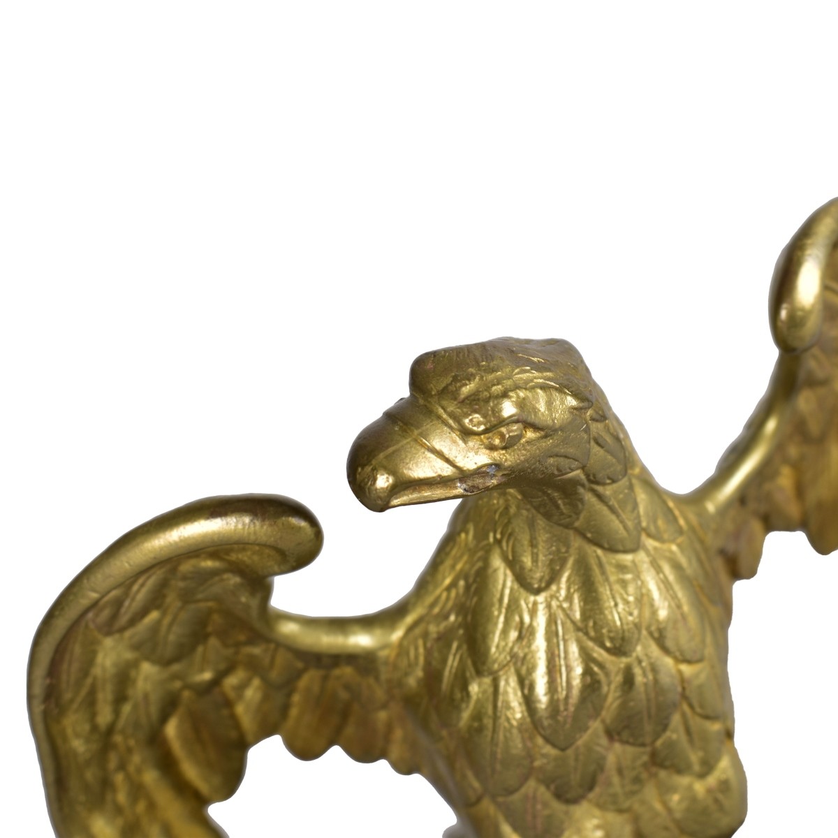 Vintage Bronze Sculpture of an Eagle