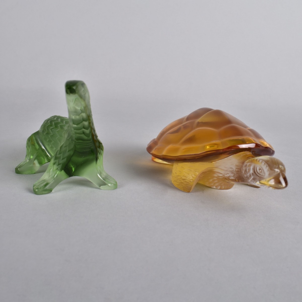 Two Lalique Crystal Paperweights