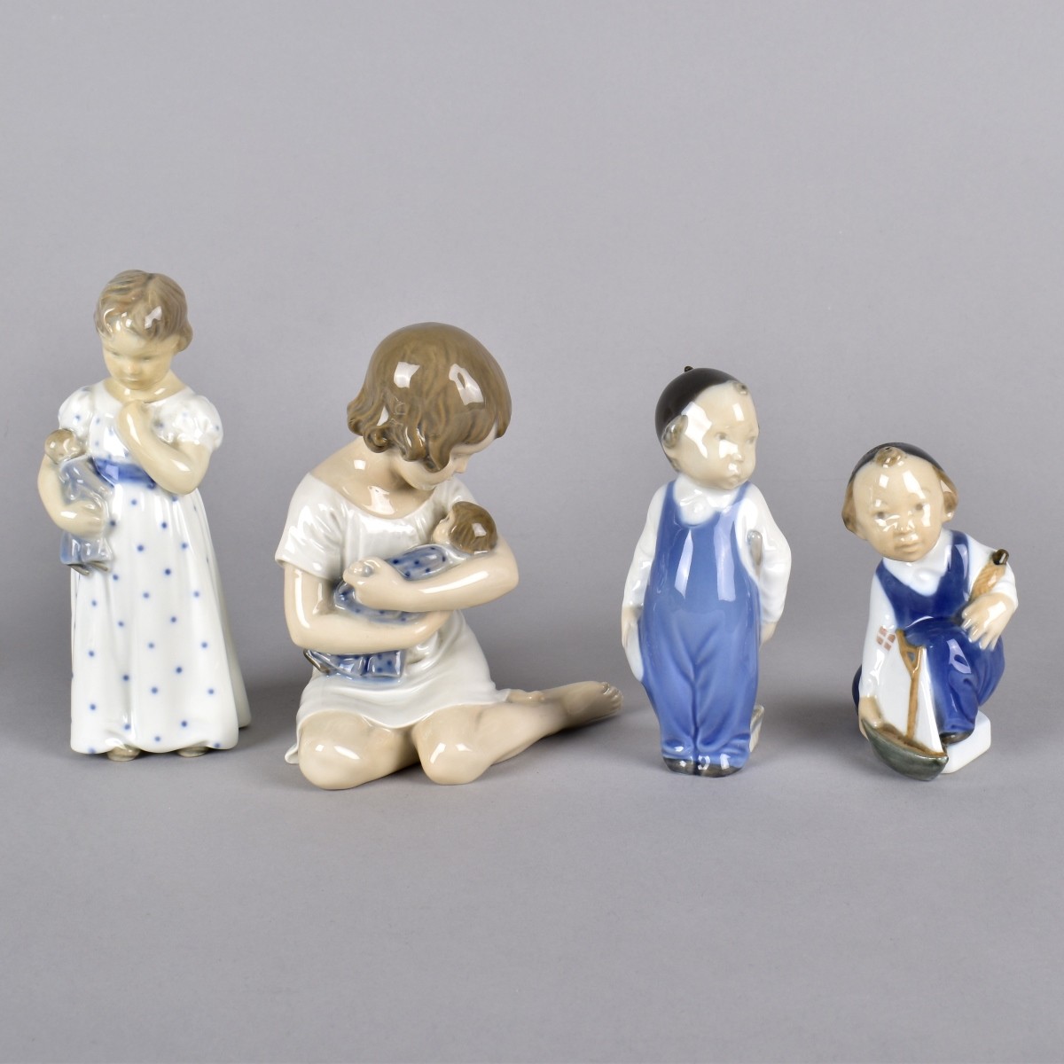 Four Royal Copenhagen Porcelain Figurines