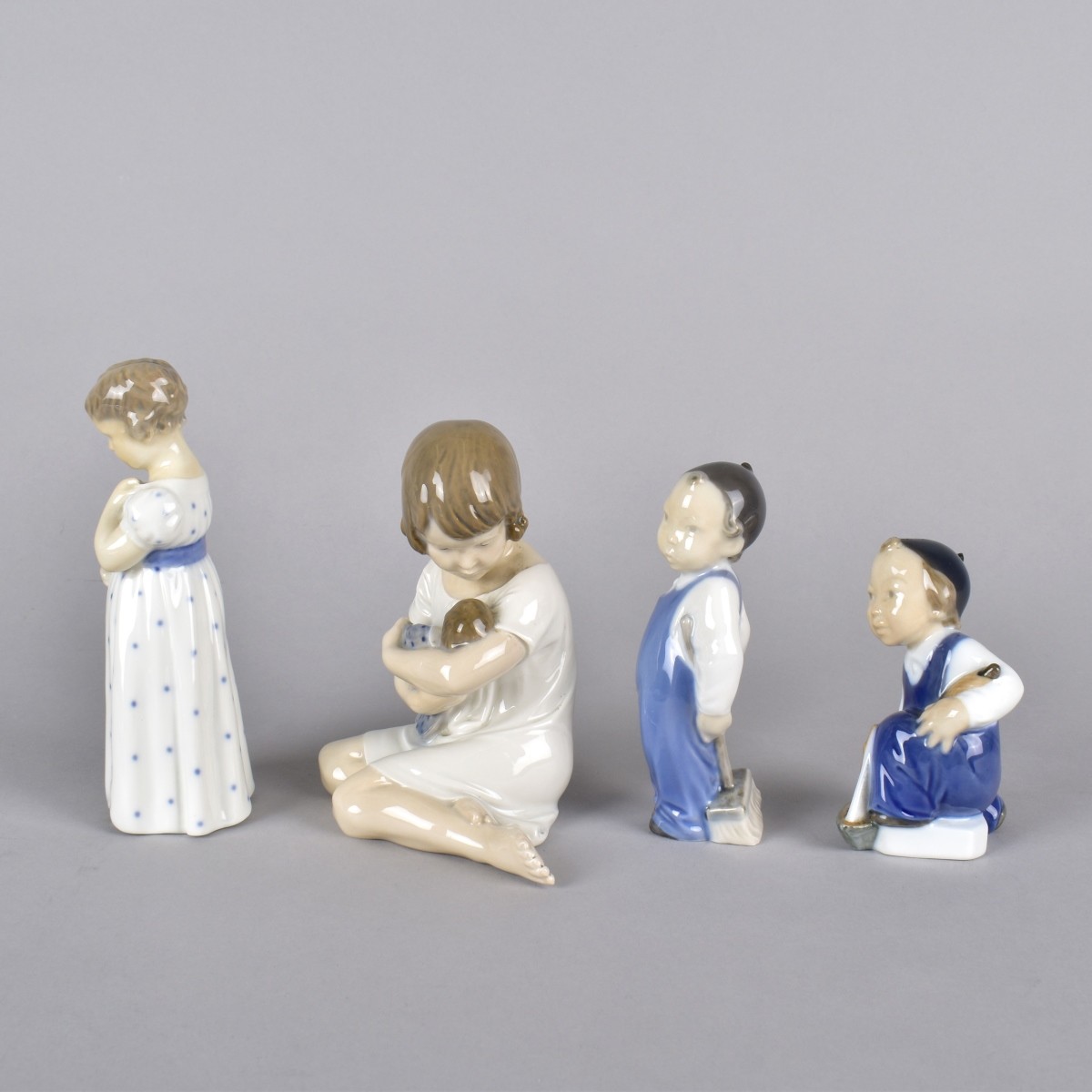 Four Royal Copenhagen Porcelain Figurines