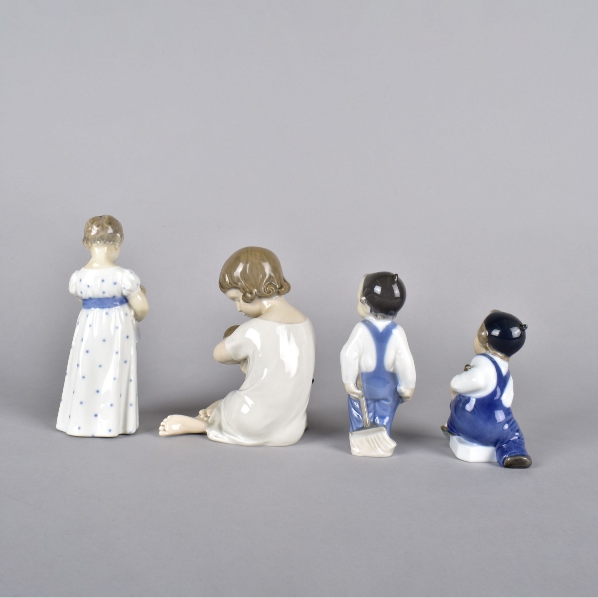 Four Royal Copenhagen Porcelain Figurines