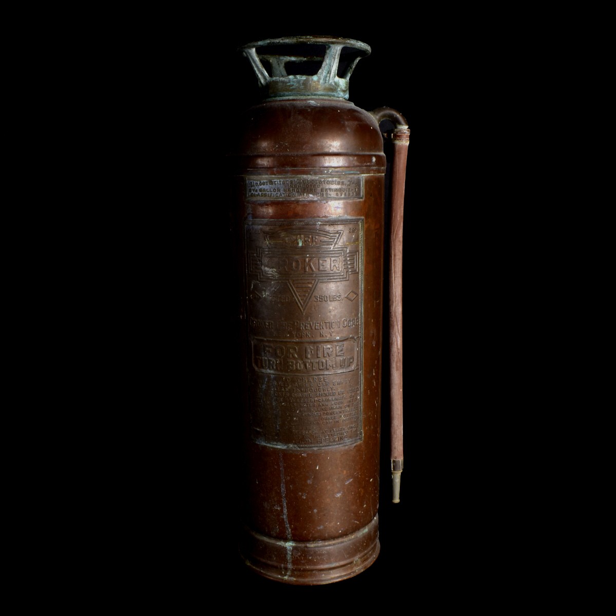 Antique Chief Croker Fire Extinguisher