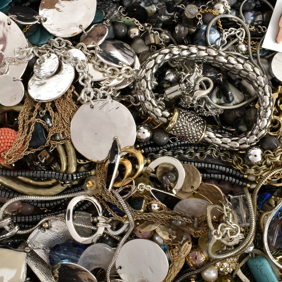 Tray Lot of Costume Jewelry