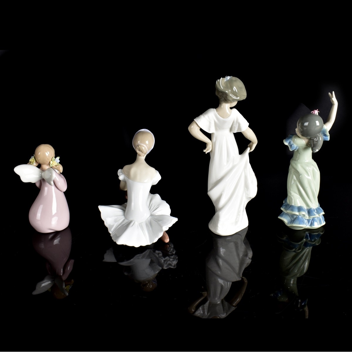 Four Lladro Porcelain Figurines