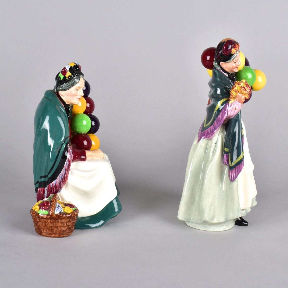 Two Royal Doulton Balloon Sellers