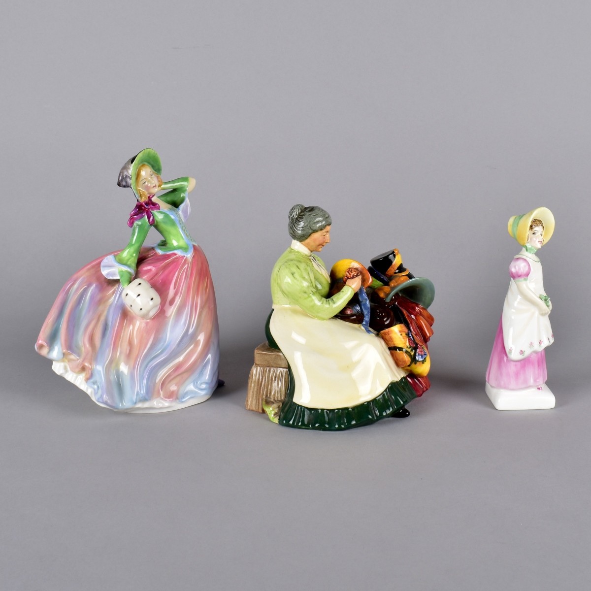 Three Royal Doulton Porcelain Figurines